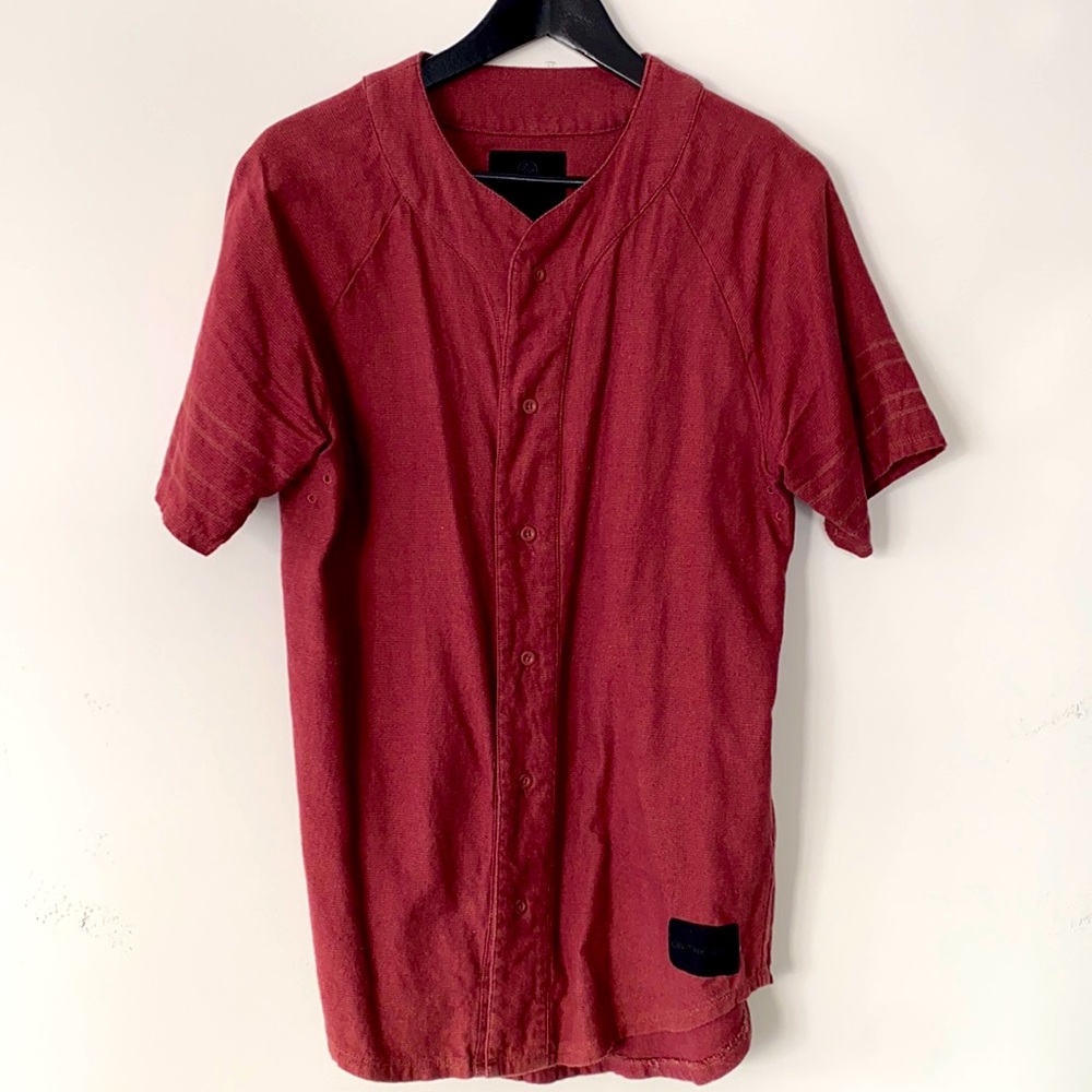Burgundy Jersey Shirt